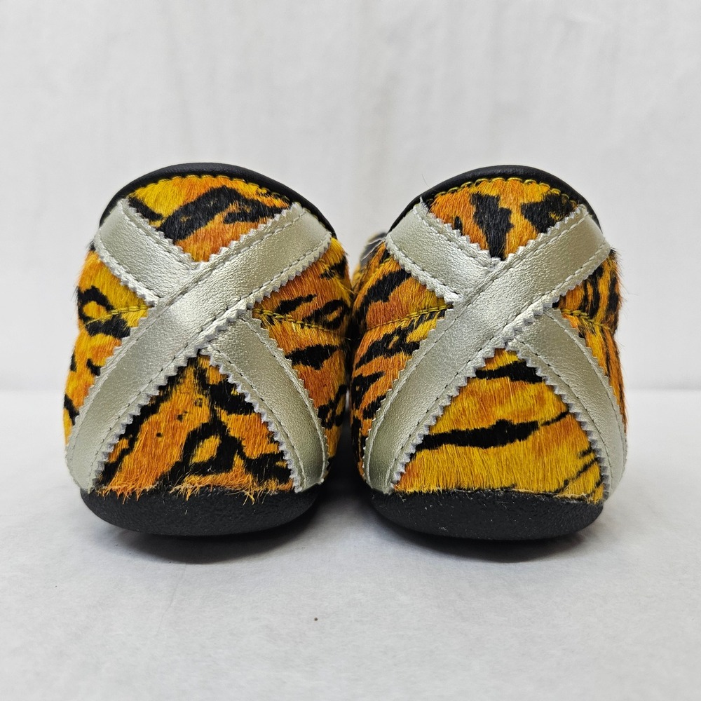 Adidas Tokyo W Tiger Print Pony Hair Sneakers IH6638 Yellow Gold Womens Size 8 - Picture 6 of 9
